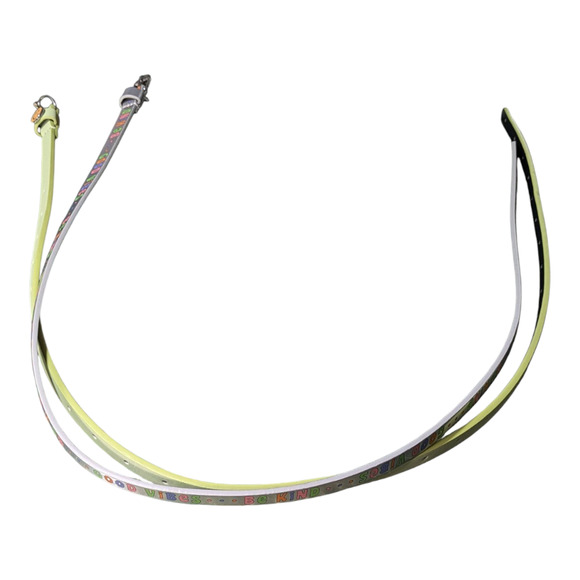 Girl's Belts 2pk Smiley Face and Good Vibes --Excellent Condition - 36 inches - Picture 4 of 4